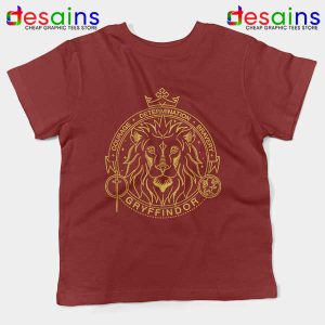 Houses of Hogwarts Lion Red Kids Tee Gryffindor Logo