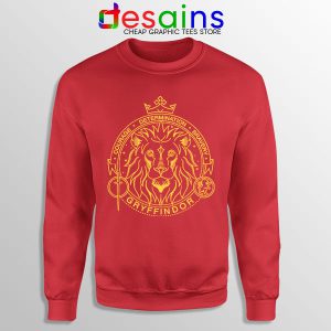 Houses of Hogwarts Lion Red Sweatshirt Gryffindor
