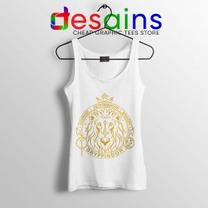 Houses of Hogwarts Lion White Tank Top Gryffindor