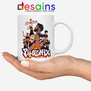 Phoenix Suns Roster Art Mug New Season