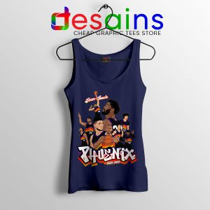 Phoenix Suns Roster Art Navy Tank Top New Season