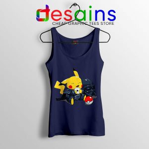 Pikachu Costume Darth Vader Navy Tank Top Star Wars