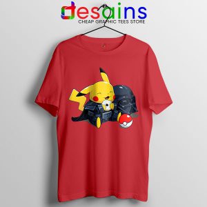 Pikachu Costume Darth Vader Red Tshirt Star Wars