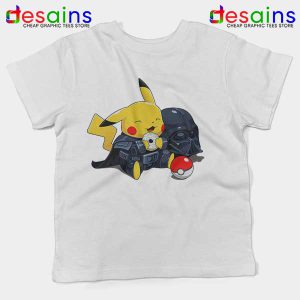 Pikachu Costume Darth Vader White Kids Tee Star Wars