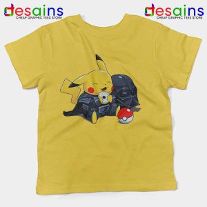 Pikachu Costume Darth Vader Yellow Kids Tee Star Wars