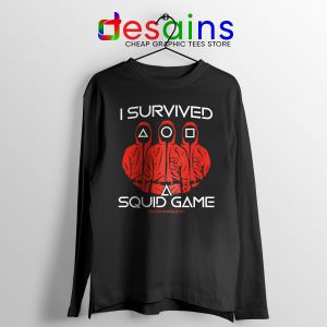 Squid Game Survivor Long Sleeve Tee Childrens Games