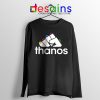 Thanos Infinity Gauntlet Adidas Long Sleeve Tee Logo