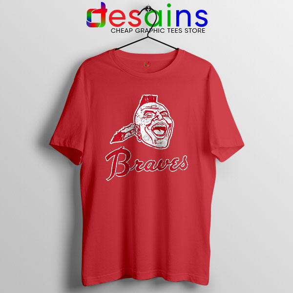 atlanta braves red t shirt