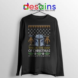 Buy Grogu Mando Ugly Christmas Long Sleeve Tee