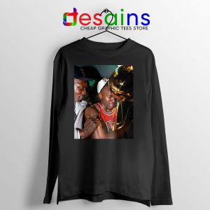 Buy Michael Jordan Champion Cry Black Long Sleeve Tee NBA 1