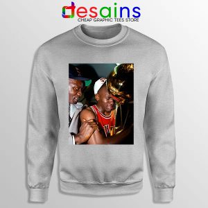 Buy Michael Jordan Champion Cry SPort Grey Sweatshirt NBA 3