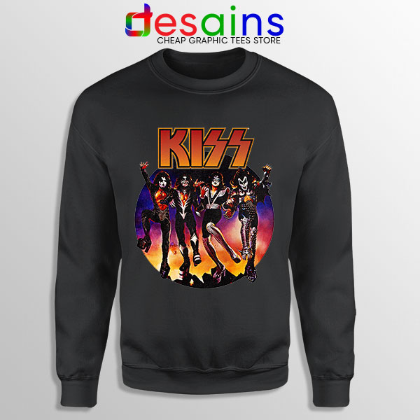 Kiss The Rock Band Vintage Sweatshirt Music 3