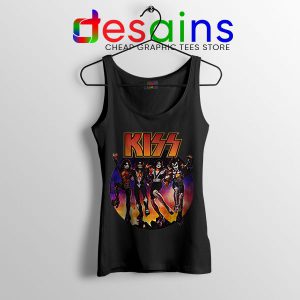 Kiss The Rock Band Vintage Tank Top Music 5