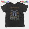 Mando Ugly Christmas Kids Tee Star Wars 6