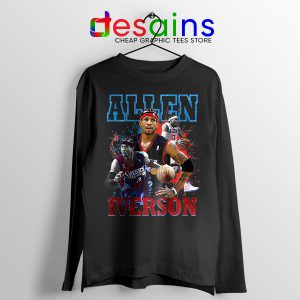 Allen Iverson Rookie AI Long Sleeve Tee 76ers Roster