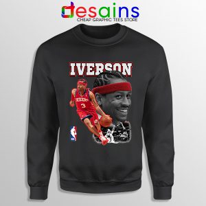 NBA Allen Iverson Today Black Sweatshirt The Answer
