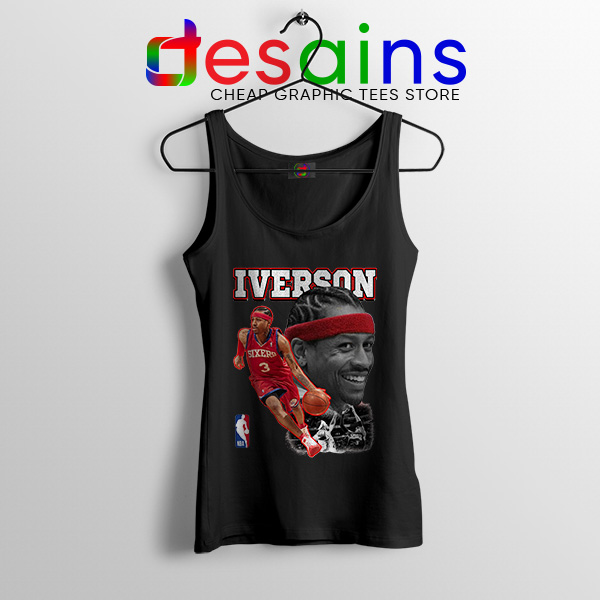 NBA Allen Iverson Today Black Tank Top The Answer