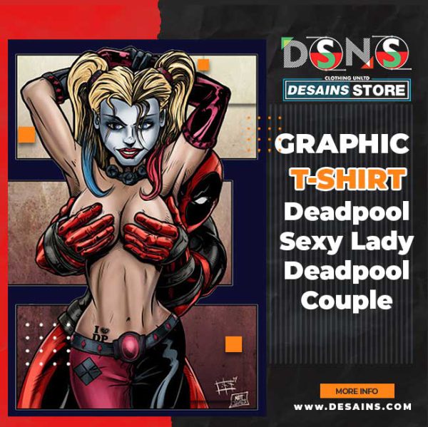 Deadpool & Lady Deadpool Couple T-Shirt