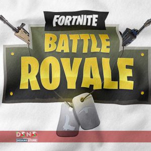 Epic Gamer Fortnite Fans T-Shirt with Battle Royale Logo