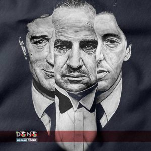 Hoodie with The Godfather Poster Design