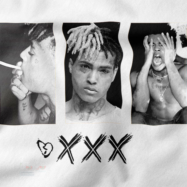Retro XXXTentacion Photo Collage T-Shirt