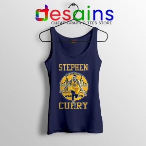 Stephen Curry Championships Navy Tank Top State Warriors
