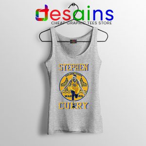 Stephen Curry Championships SPort Grey Tank Top State Warriors