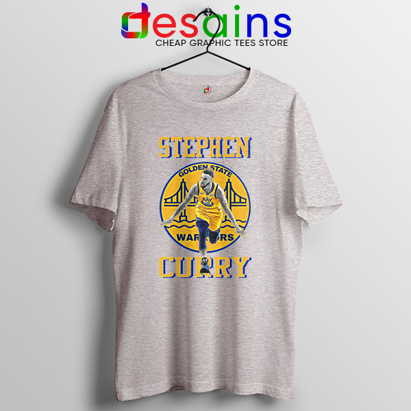 Stephen Curry Championships Sport Grey Tshirt Golden State