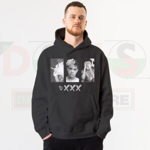 XXXTentacion Triple Portrait Tribute Hoodie