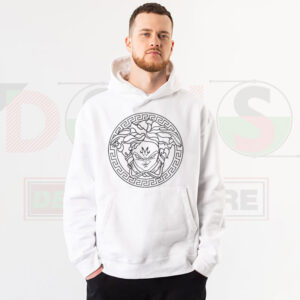 Majin Symbol x Versace Circle Parody Hoodie