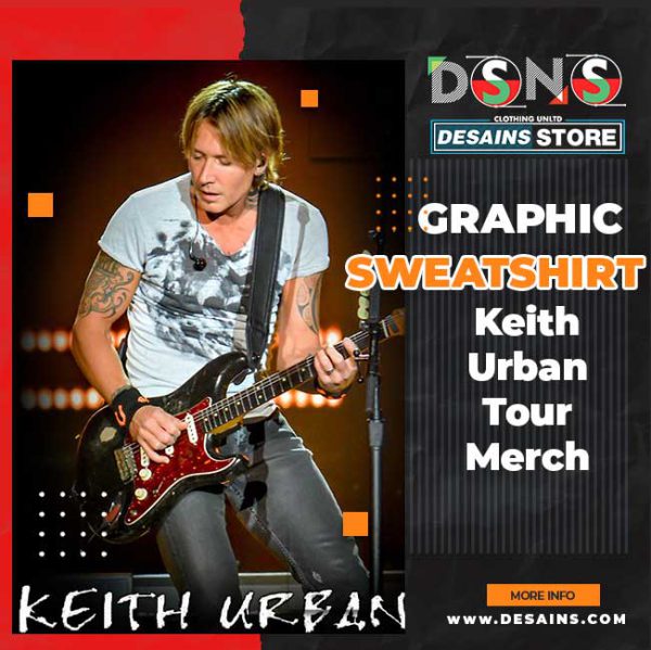 Own the Stage in Style Keith Urban Graphic Sweatshirt