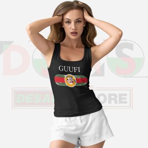 Funny Guufi Gucci Goofy Movie Mickey Donald Womens Tank Top