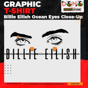 Let Her Eyes Speak – Billie Eilish Ocean Eyes Close-Up T-Shirt