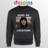 Sweatshirt Khabib UFC Send Me Location Meme