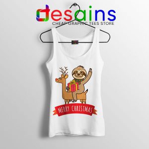 Tank Top Sloth Merry Christmas Gift From Goonies