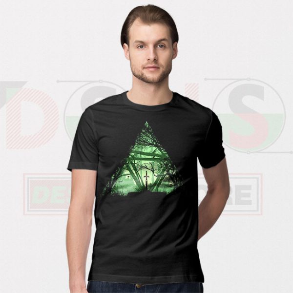 Tee Shirts Triforce Power Zelda Treeforce