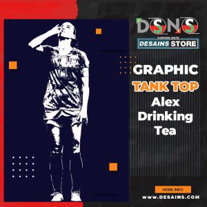 Alex Morgan Drinking Tea Goal Celebration Graphic Tank Top