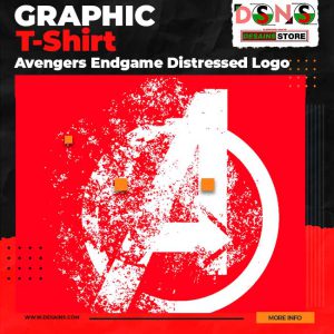 Assemble Avengers Endgame Distressed Logo Graphic T-Shirt