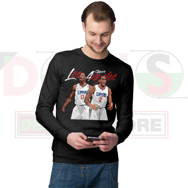 Kawhi Leonard Paul George Sweatshirt – LA Clippers Basketball Fan Gear
