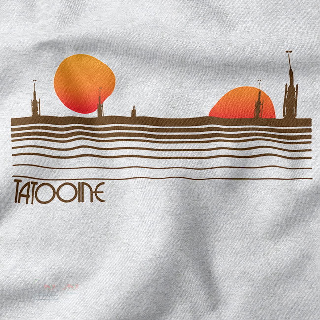 Star Wars Visit Tatooine Retro Travel Sweatshirt