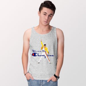 Tank Top Sport Grey Freddie We Are The Champion Music