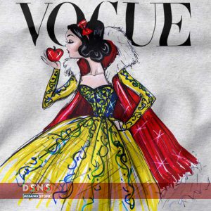 Vogue Fantasy Queen T-Shirt with Disney princess art design – DESAINS STORE