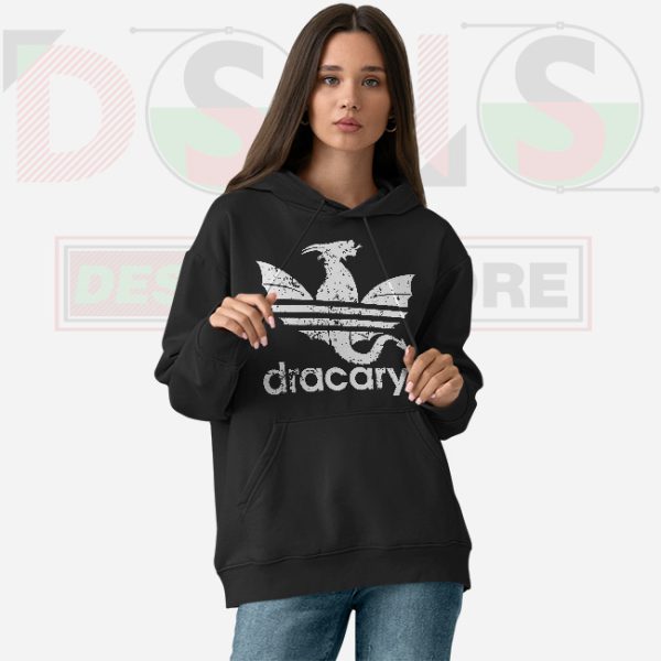 Women Hoodie Black Dracarys Dragon Adidas Game Of Thrones