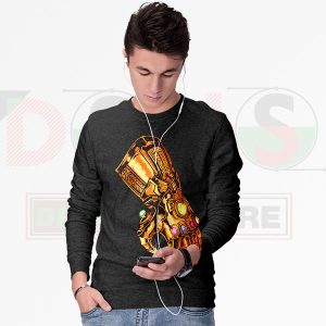 Avenger’s Final Snap Sweatshirt – Gold Infinity Glove Edition