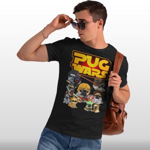 Pug Wars Dog Star Wars Tshirt Doug The Pug Funny