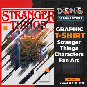 Stranger Things Eleven Fan Art Poster Graphic T-Shirt