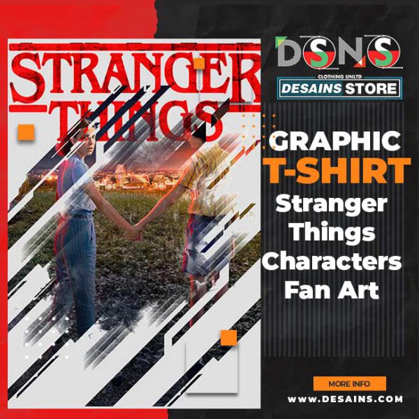 Stranger Things Eleven Fan Art Poster Graphic T-Shirt