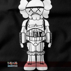 Close-up of Stormtrooper KAWS Parody Hoodie print