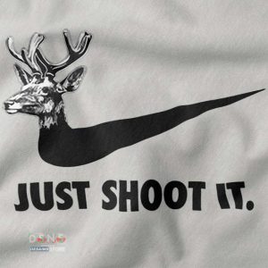 Deer Head Nike Parody Sweatshirt – Just Shoot It Graphic