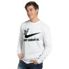 Just Shoot It Hunting Sweatshirt – Buck Deer Parody Nike Swoosh